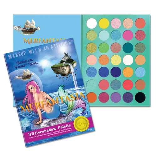 Sombra de ojos Rude Cosmetics Merfantasia - Book 8 mate/brillante