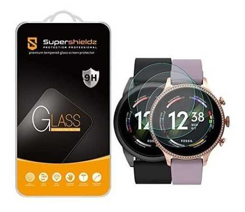 Protector De Pantalla Para Smartwatch Fossil Gen 6 - Pack X3