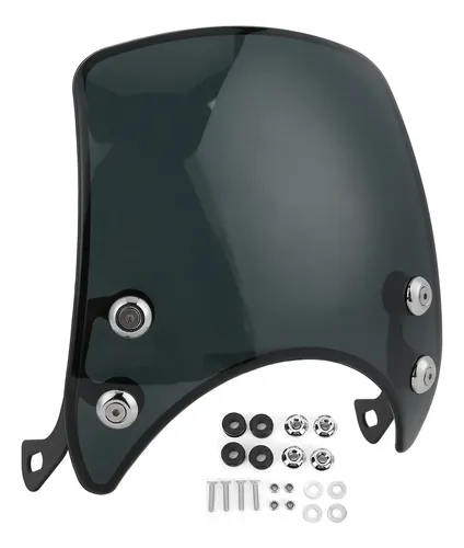 Parabrisas Para Moto - Deflector De Viento De 20 Mm, Material PC Transparente, Reduce Ruido Y Mejora Protección