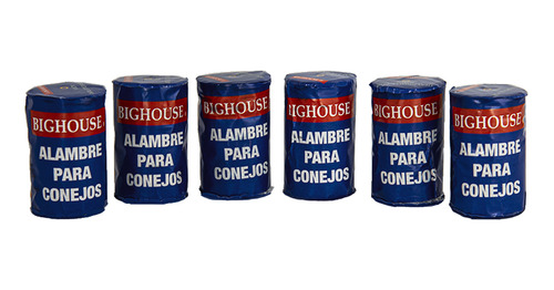 Alambre Para Conejo 0.41mm (rollo 368mt) 6 Unidades Bighouse