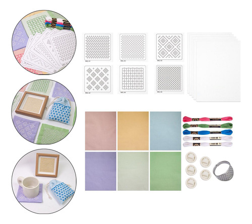 Kit De Set De Material De Hilo De Agua Bordado Soluble En A