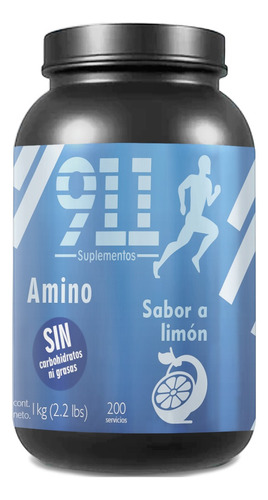 Aminoácidos 911 Suplements 1 Kg Varios Sabores 100 Servis Limón