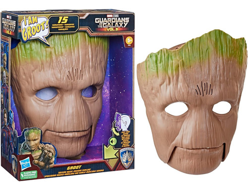 Marvel Guardiões Da Galáxia Vol 3 Máscara Groot Hasbro