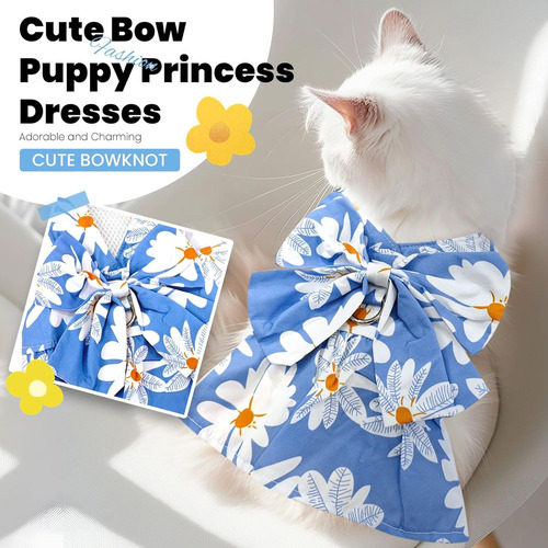 S Lindo Vestido For Perros Pequeños, Ropa For Niñas Y Cachor