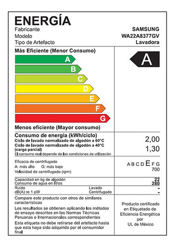 Lavadora Bubblestorm¿ Con Smartthings 22kg