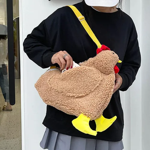 Bolso De Marrón 45x29x11 Cm (17,72x11,43x4,33 Pulgadas)
