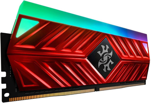 Imagen 2 de 5 de Memoria Ram Gamer Xpg Spectrix D41 8 Gb 3200mhz Rgb Ddr4 Red