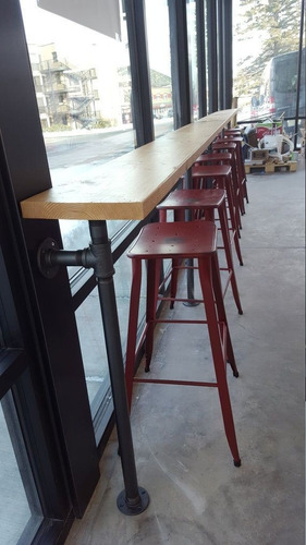 Mesas En Madera Y Metal Para Restaurantes