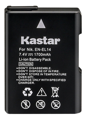 Cargador + Kit De Viaje+ 2 Baterías Para Nikon En-el14 D3500