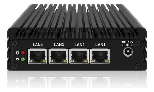 Firewall 4 Puertos, 2.5 G De Lan Mini Pc J3710 Quad Core, So