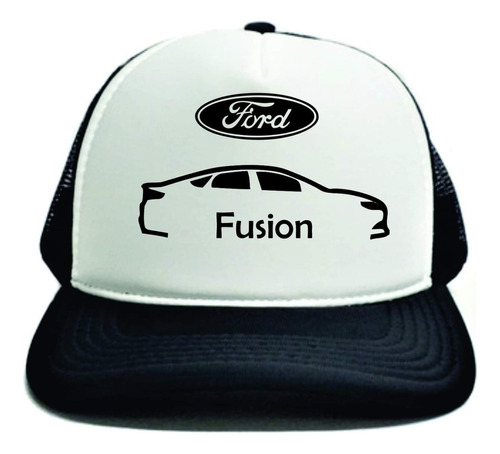 Boné Personalizado Desenho Silhueta Foto Ford Fusion 