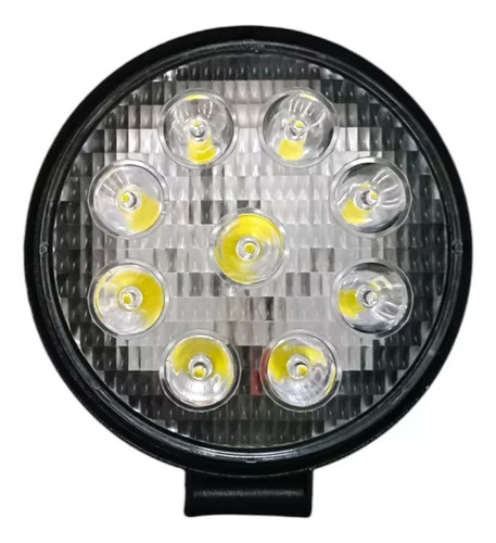 Farol Asx Worklight Led Redondo 27w 12-24v