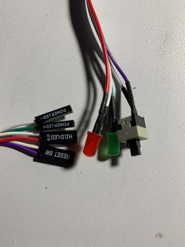Imagen 2 de 3 de Cable De Encendido Y Led Para Tarjeta Madre