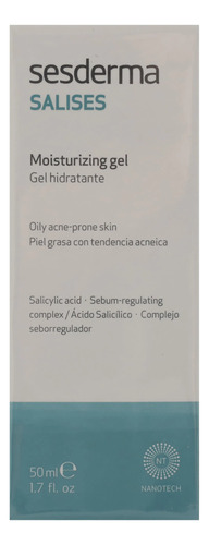 Serderma Gel Hidratante Salises 50ml Acido Salicilico Serum 