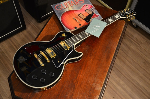 Imagem 1 de 10 de Guitarra EpiPhone Les Paul Custom Ebony -inspired By Gibson 