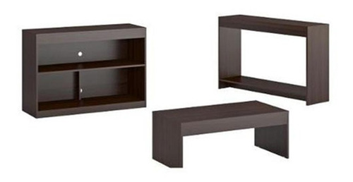 Imagen 3 de 4 de Mueble Rack Pantalla+ Mesa Centro + Consola Combo 730.0006