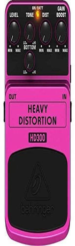 Pedal De Distorsión Pesado Hd300