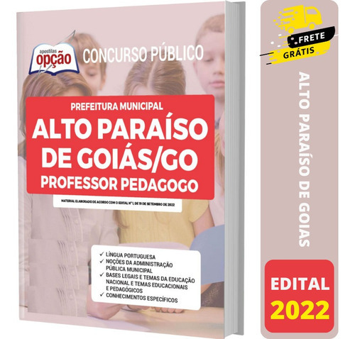 Apostila Professor Pedagogo Concurso Alto Paraíso De Goiás