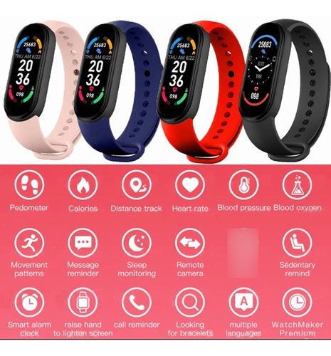 Imagen 3 de 4 de Reloj Inteligente Ritmo Cardíaco/presión Arterial/podómetro