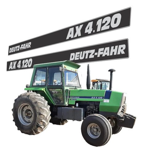 Calcos Símil Original Deutz Fahr Ax 4.120