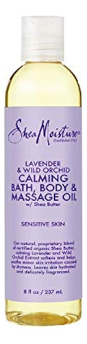 Sheamoisture Lavender / Wild Orchid Bath, Cuerpo - Aceite Pa