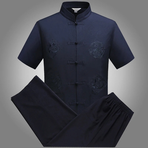 Traje Tang Para Hombre, Camisa S, Pantalón Hanfu, Blusa De K