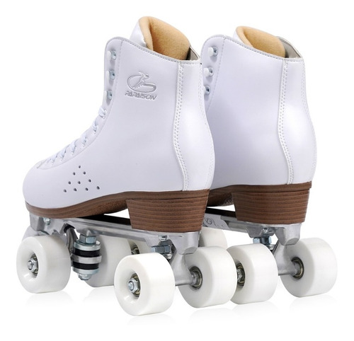 Imagen 10 de 10 de Patines Artistico Profesionales Saltos Giros 58 Mm Silicona