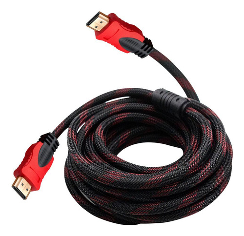 Imagen 1 de 3 de Cable Hdmi 4k De 10m Reforzado Y Con Doble Filtro Loi