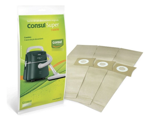 Kit Com 3 Sacos De Pó Para O Modelo Super Consul