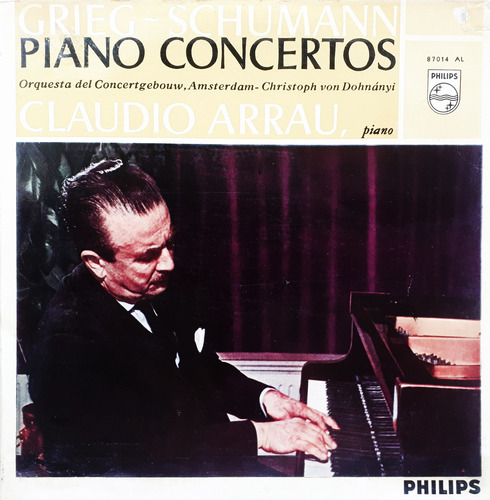 Claudio Arrau - Grieg-schumann Concierto Para Piano Lp