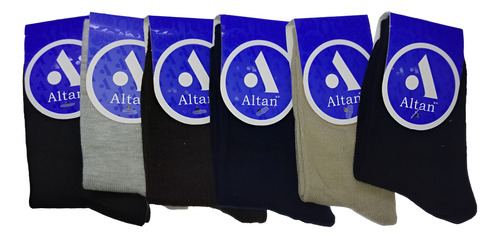 Pack De 6 Calcetin De Vestir Liso De Algodón Para Niño