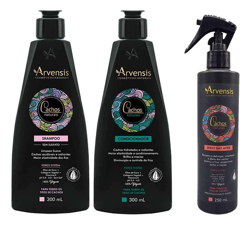 Kit Arvensis Shampoo Condicionador E Spray Day After Day