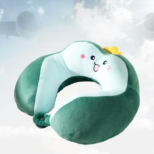 Almohada De Viaje, Almohada De Soporte Para El Verde Blanco
