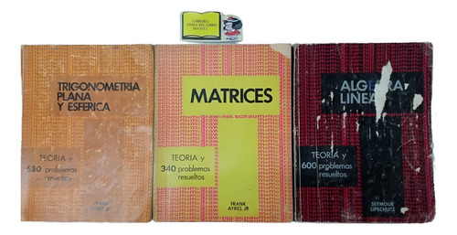 Promoción - 3 Libros Serie Schaum - Trigonometría - Matrices