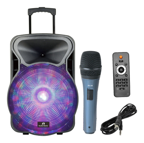 Parlante Karaoke 100w Bluetooth Usb Bateria + Microfono