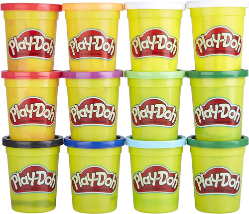 Play-doh Bulk Winter Colors 12 Pack De Compuesto De Modelado