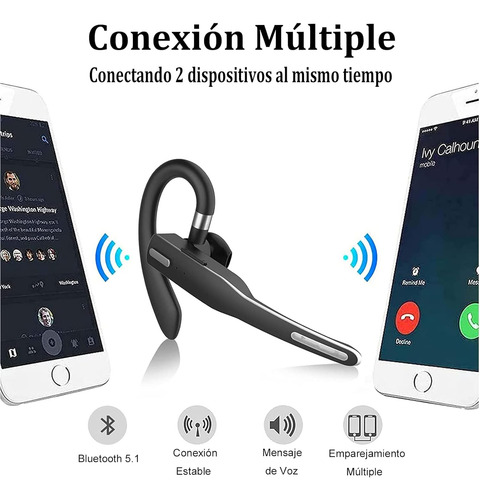 Auriculares Bluetooth 5.1 C/ Cancelación De Ruido