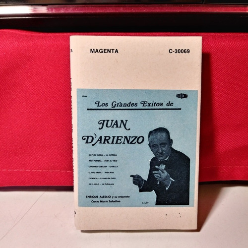 Don Juan D'arienzo Los Exitos De Magenta Casete No Cd Ar 78'