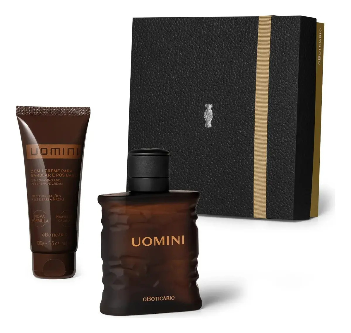 Uomini O Boticário Masculino Colônia Fougère + Creme Barbear