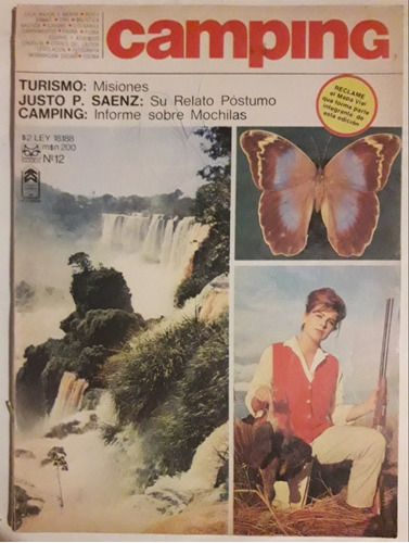 Revista Camping N° 12 Julio 1970 Caza Pesca Armas Fauna 