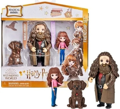 Harry Potter Friendship Pack 2 Figuras Hermione Y Hagrid Ed