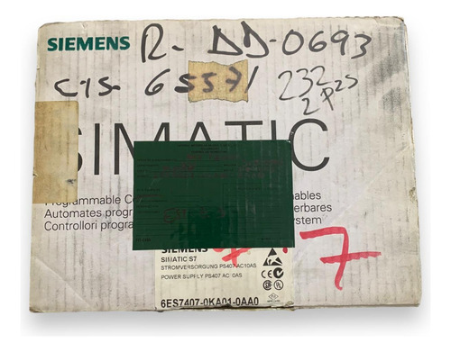 Siemens 6es7 407-0ka01-0aa0 Simatic Version 05