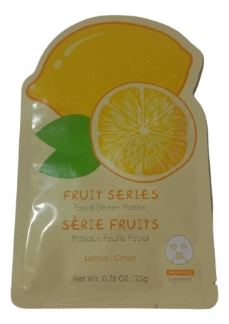 Mascarilla Facial Hidratante Miniso Serie Frutas - Limón