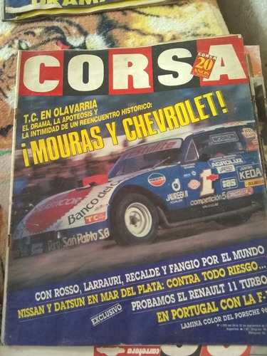 Revista Corsa Rosso Larrauri Fangio Recalde 09 1986 N1055