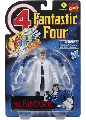 comprar Figura Mr. Fantastic (Reed Richards) Hasbro Marvel Legends Retro Fantastic Four Sr. Fantastico 6 Pulgadas