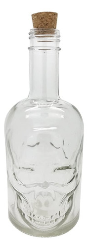 Botella De Vino De Cristal Vodka Decanter De Cara De Cráneo