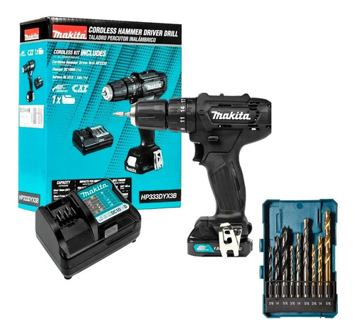 Taladro Rotomartillo Makita 12v Hp333dyx3b + Regalo