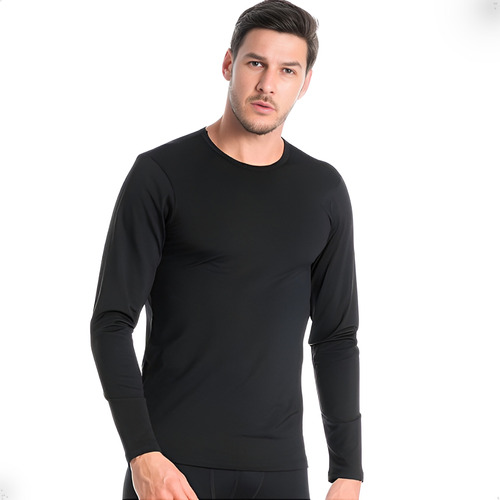 Camiseta Térmica Masculina Blusa De Frio Inverno Flanelada