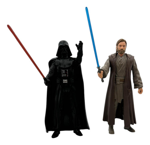 Figuras Darth Vader Y Obi Wan Kenobi Star Wars Episodio 6