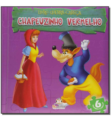 Livro Quebra-cabeca - Chapeuzinho Vermelho